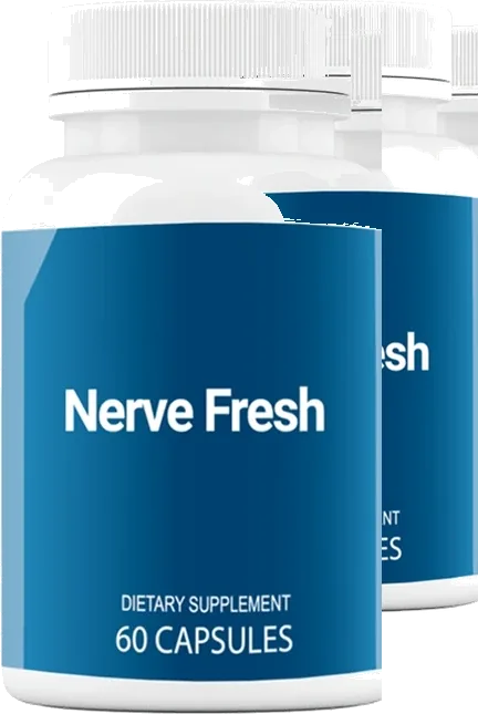 A two-bottle pack of Nerve Fresh capsules