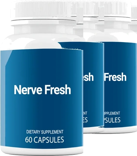 Three bottles of Nerve Fresh capsules